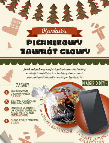 Konkurs "Piernikowy zawrót głowy" Foto/Fb