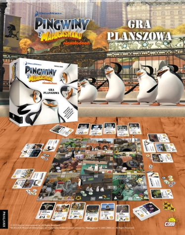 Konkurs: do wygrania gra planszowa Pingwiny z Madagaskaru
