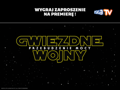 Konkurs "Przebudzenie  Mocy  w  ESKA  TV" Foto - Warszawa