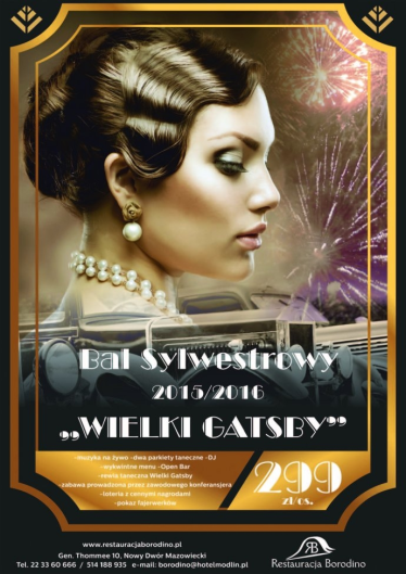 Wygraj zaproszenie na Bal Sylwestrowy 2015/2016 "WIELKI GATSBY"
