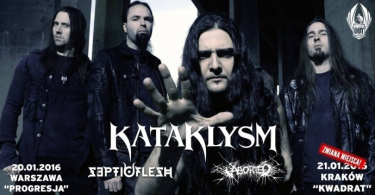 Wygraj bilety na koncerty KATAKLYSM + Septicflesh, Aborted! Warszawa, Kraków