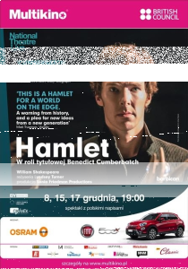 Wygraj zaproszenia na retransmisję sztuki "Hamlet" w Multikinie Gdańsk, Kraków, Warszawa Targówek, do godz. 10:00