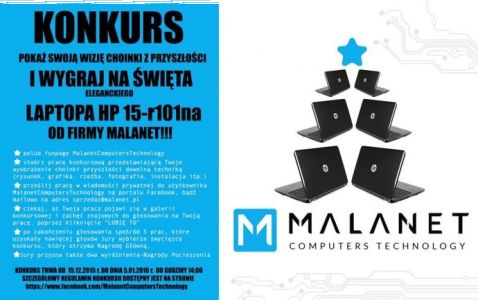 Konkurs "Choinka przyszłości z Malanet"