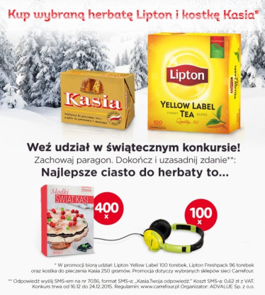Konkurs "Najlepsze ciasto do herbaty..." Carrefour