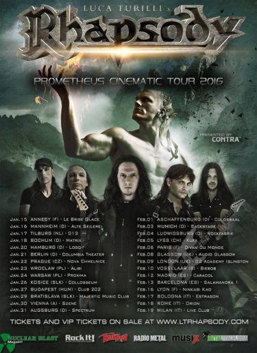Wygraj bilet na koncert Luca Turilli Rhapsody! Warszawa, Wrocław