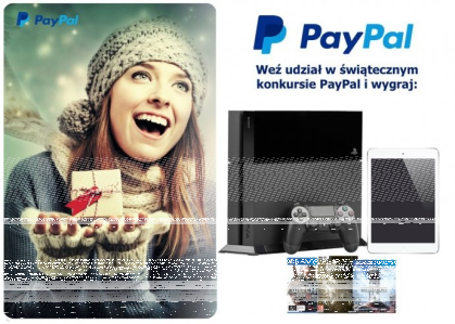 Konkurs świąteczny od PayPal, etapy