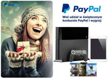 Konkurs świąteczny od PayPal, etapy