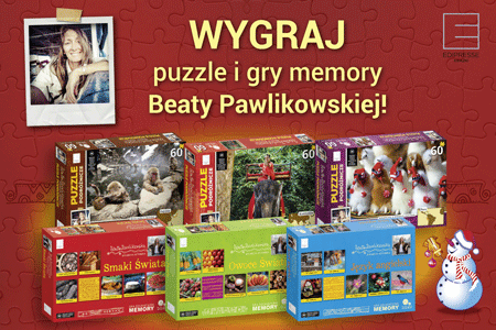 Wygraj puzzle i gry memory Beaty Pawlikowskiej
