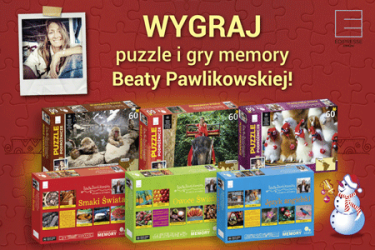 Wygraj puzzle i gry memory Beaty Pawlikowskiej