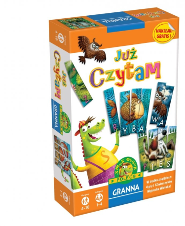 Wygraj grę edukacyjną "Już czytam" za polubienie MIASTA pociech