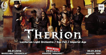 Wygraj bilet na koncert Therion! Warszawa, Kraków