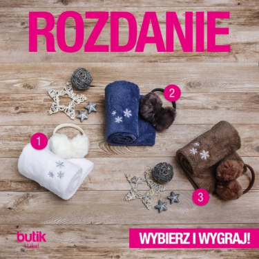 Konkurs "Świąteczne rozdanie z Butik"