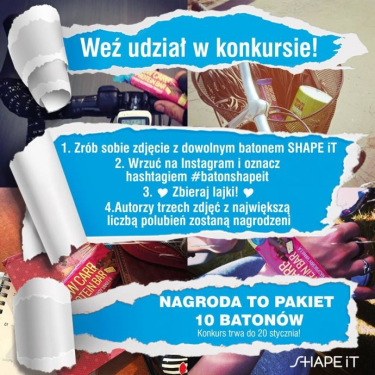 Konkurs "Ty i Twój baton SHAPE iT"