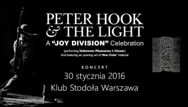 Wygraj bilety na koncert Peter Hook & The Light w Warszawie!