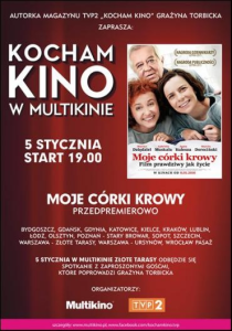 Konkurs "Przedpremierowy pokaz filmu „Moje córki krowy” Kocham Kino w Multikinie"