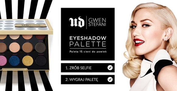 Konkurs "Urban Decay x Gwen Stefani! Zrób selfie i wygraj paletę!" Foto