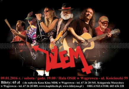 Konkurs "Wygraj wejściówki na koncert "Dżemu"" Wągrowiec (godz. 12:00)