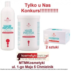 Konkurs "Wygraj wyjątkowy zestaw do włosów Firmy Kallos Protox"