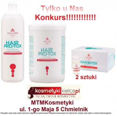Konkurs "Wygraj wyjątkowy zestaw do włosów Firmy Kallos Protox"