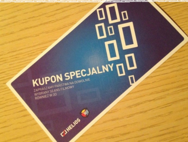 Konkurs "Wygraj bilety do kina" Kina Helios