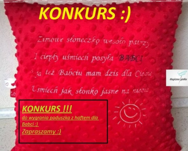 Wygraj posuszkę z haftem na Dzień Babci