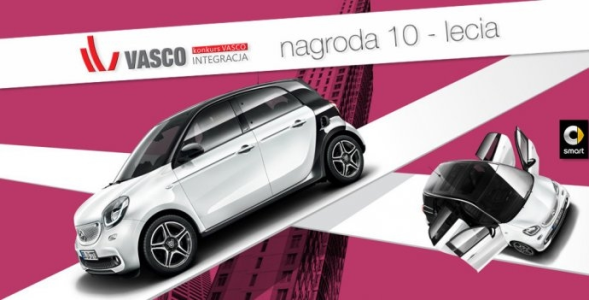Konkurs "Zintegruj się z Vasco po raz dziesiąty i wygraj samochód oraz MacBooka Air!"