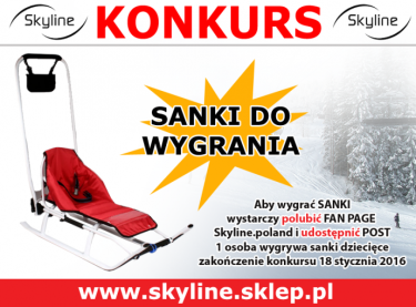 Wygraj sanki dla dziecka!