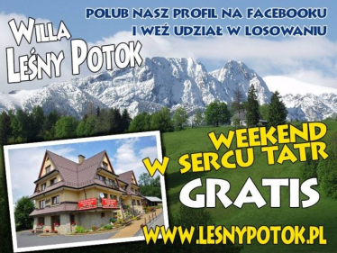 Wygraj pobyt w Willa Leśny Potok