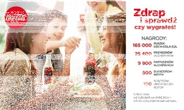 Loteria Coca-Coli "Zdrap i sprawdź czy wygrałeś!"