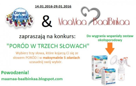 Konkurs "Poród w trzech słowach"