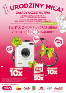 Konkurs "1 urodziny MILA"