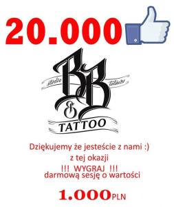 Wygraj całodniową sesje tatuażu o wartości 1,000 PLN