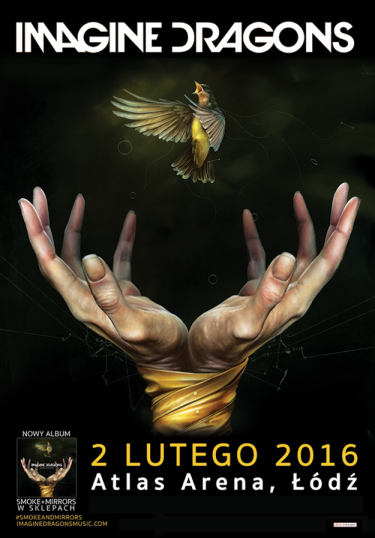 Konkurs "Wygraj podwójną wejściówkę na koncert grupy Imagine Dragons" Łódź
