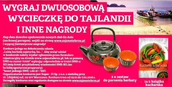 Konkurs "Azja na talerzu"