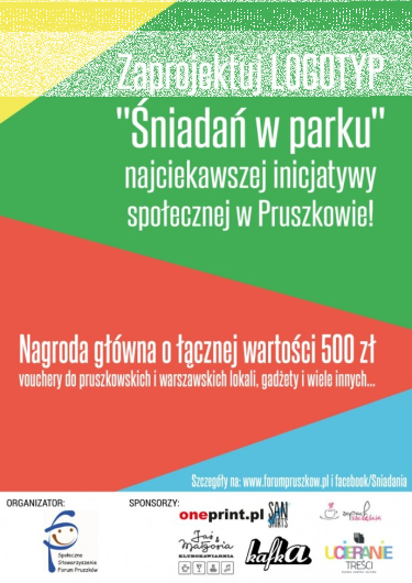 Konkurs: zaprojektuj LOGO "Śniadań w parku"