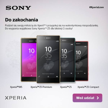 Konkurs "Za co kochasz swoją Xperię?"