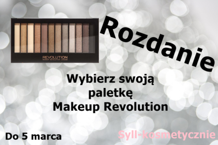Konkurs "Rozdanie paletki Makeup Revolution"