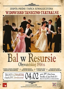 Wygraj wejściówki na widowisko "Bal w Resursie Obywatelskiej 1914" Suwałki