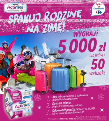 Konkurs "Spakuj rodzinę na zimę" w Carrefour