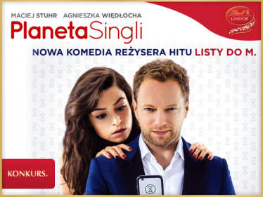 Konkurs "LINDT - Bilety na film Planeta Singli" Warszawa