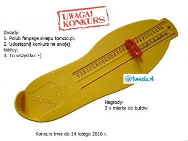 Wygraj miarkę do butów