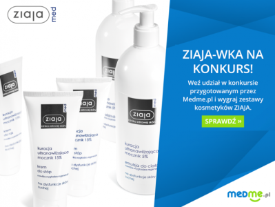 Konkurs "10 zestawów dermokosmetyków Ziaja Med"