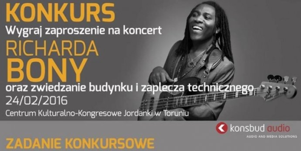 Wygraj zaproszenia na koncert Richarda Bony