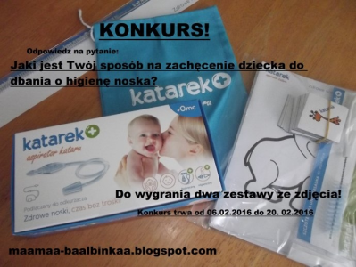 Konkurs "Zachęć dziecko do dbania o higienę nosa"