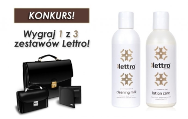 Wygraj zestawy do pielęgnacji akcesoriów skórzanych Lettro!