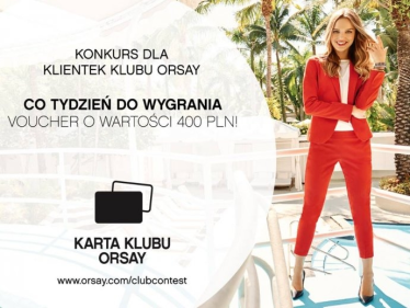 Konkurs "Klubu ORSAY"