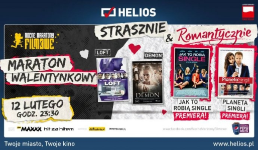 Konkurs "Maraton Walentynkowy w Heliosie" Nowiny