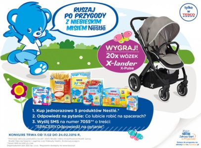 Konkurs "Ruszaj po przygody z niebieskim misiem Nestle"