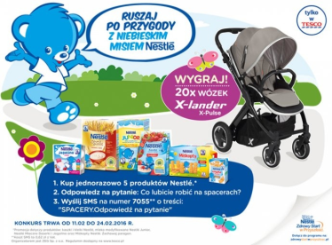 Konkurs "Ruszaj po przygody z niebieskim misiem Nestle"