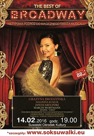 Wejściówki na koncert "The Best of Broadway" Suwałki